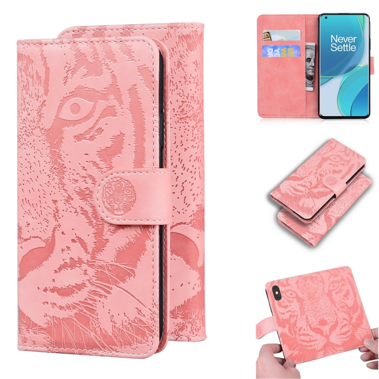 Tiger Embossing Pattern Horizontal Flip Leather Case with Holder & Card Slots & Wallet, For LG Velvet / G9, For Nokia 5.4, For OnePlus 9, For OnePlus 9 Pro, For UMIDIGI A7S, For UMIDIGI A9 Pro