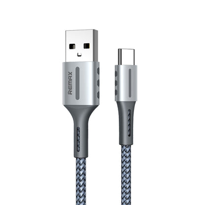 Remax 2.4A Barrett Series Charging Data Cable, Length: 1m, Type-C, 8 Pin
