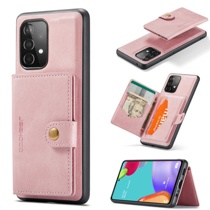 JEEHOOD Retro Magnetic Detachable Protective Case with Wallet & Card Slot & Holder, For Samsung Galaxy A52 5G, For Samsung Galaxy A72 5G, For Samsung Galaxy A12 5G, For Samsung Galaxy A42 5G, For Samsung Galaxy A51 5G, For Samsung Galaxy A71 5G