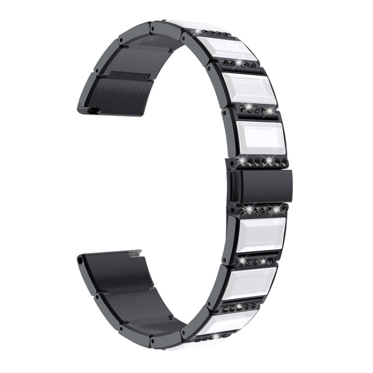 Stainless Steel Diamond Encrusted Replacement Watchbands, For Samsung Galaxy Watch 42mm, For Samsung Galaxy Watch 46mm, For Samsung Galaxy Watch 3 41mm, For Samsung Galaxy Watch 3 45mm                                                                    ...