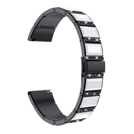 Stainless Steel Diamond Encrusted Replacement Watchbands, For Samsung Galaxy Watch 42mm, For Samsung Galaxy Watch 46mm, For Samsung Galaxy Watch 3 41mm, For Samsung Galaxy Watch 3 45mm                                                                    ...