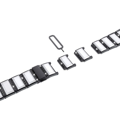 Stainless Steel Diamond Encrusted Replacement Watchbands, For Samsung Galaxy Watch 42mm, For Samsung Galaxy Watch 46mm, For Samsung Galaxy Watch 3 45mm, For Samsung Galaxy Watch Active2 44mm / Watch Active2 40mm / Watch Active                          ...
