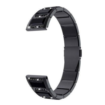 Stainless Steel Diamond Encrusted Replacement Watchbands, For Samsung Galaxy Watch 42mm, For Samsung Galaxy Watch 46mm, For Samsung Galaxy Watch 3 45mm, For Samsung Galaxy Watch Active2 44mm / Watch Active2 40mm / Watch Active                          ...