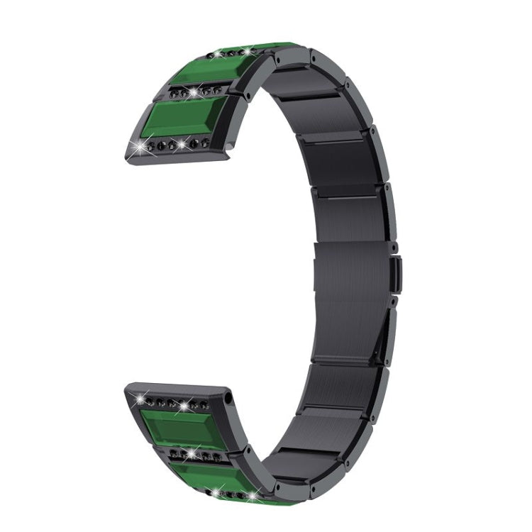 Stainless Steel Diamond Encrusted Replacement Watchbands, For Samsung Galaxy Watch 42mm, For Samsung Galaxy Watch 46mm, For Samsung Galaxy Watch 3 41mm, For Samsung Galaxy Watch 3 45mm                                                                    ...