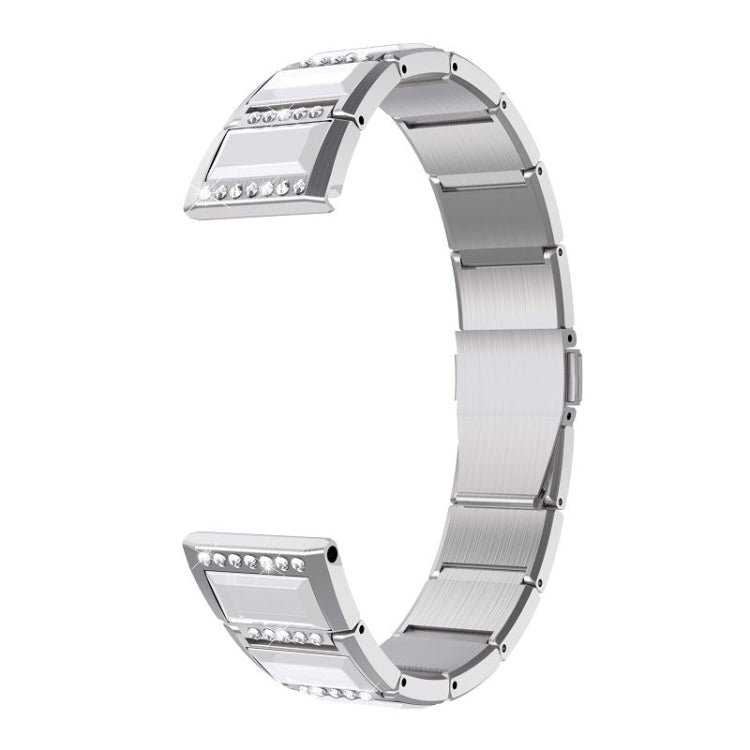 Stainless Steel Diamond Encrusted Replacement Watchbands, For Samsung Galaxy Watch 42mm, For Samsung Galaxy Watch 46mm, For Samsung Galaxy Watch 3 41mm, For Samsung Galaxy Watch 3 45mm                                                                    ...