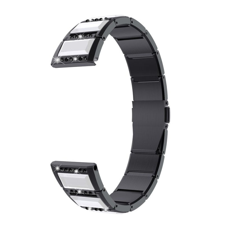 Stainless Steel Diamond Encrusted Replacement Watchbands, For Samsung Galaxy Watch 42mm, For Samsung Galaxy Watch 46mm, For Samsung Galaxy Watch 3 41mm, For Samsung Galaxy Watch 3 45mm                                                                    ...