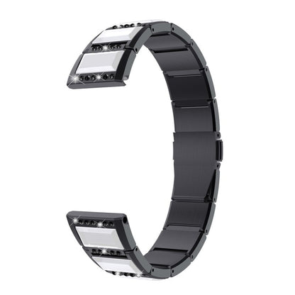 Stainless Steel Diamond Encrusted Replacement Watchbands, For Samsung Galaxy Watch 42mm, For Samsung Galaxy Watch 46mm, For Samsung Galaxy Watch 3 45mm, For Samsung Galaxy Watch Active2 44mm / Watch Active2 40mm / Watch Active                          ...
