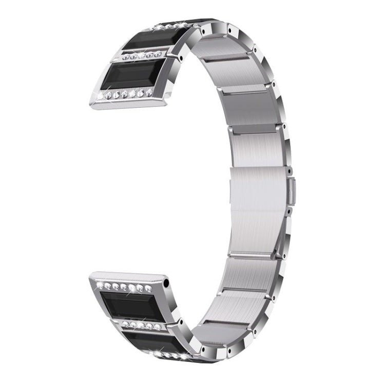 Stainless Steel Diamond Encrusted Replacement Watchbands, For Samsung Galaxy Watch 42mm, For Samsung Galaxy Watch 46mm, For Samsung Galaxy Watch 3 41mm, For Samsung Galaxy Watch 3 45mm                                                                    ...
