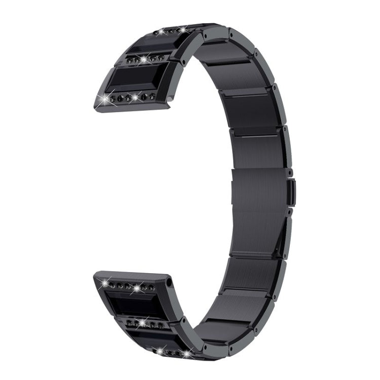 Stainless Steel Diamond Encrusted Replacement Watchbands, For Samsung Galaxy Watch 42mm, For Samsung Galaxy Watch 46mm, For Samsung Galaxy Watch 3 41mm, For Samsung Galaxy Watch 3 45mm                                                                    ...