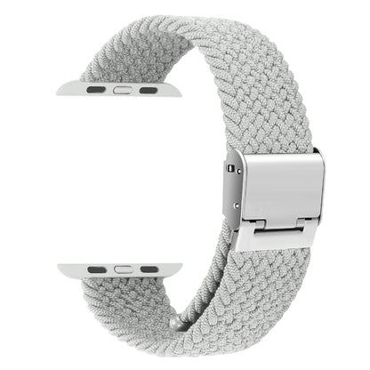 Braided + Stainless Steel Replacement Watchbands For Apple Watch Series 6 & SE & 5 & 4 40mm / 3 & 2 & 1 38mm, For Apple Watch Series 8&7 41mm / SE 2&6&SE&5&4 40mm / 3&2&1 38mm, For Apple Watch Series 7 41mm / 6 & SE & 5 & 4 40mm                        ...