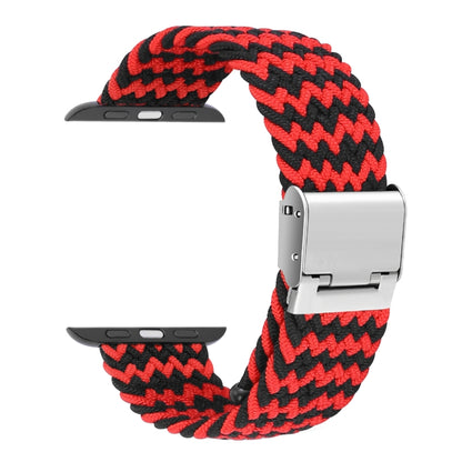 Braided + Stainless Steel Replacement Watchbands For Apple Watch Series 6 & SE & 5 & 4 40mm / 3 & 2 & 1 38mm, For Apple Watch Series 8&7 41mm / SE 2&6&SE&5&4 40mm / 3&2&1 38mm, For Apple Watch Series 7 41mm / 6 & SE & 5 & 4 40mm                        ...