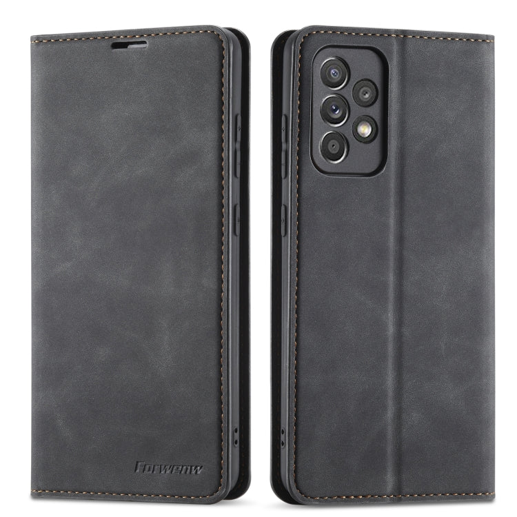 Forwenw Dream Series Oil Edge Strong Magnetism Horizontal Flip Leather Case with Holder & Card Slots & Wallet & Photo Frame, For Samsung Galaxy A52 5G / 4G, For Samsung Galaxy A72 5G / 4G
