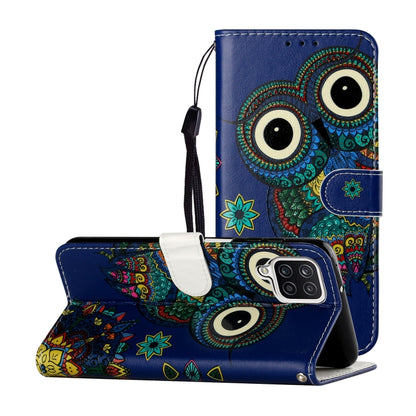 Oil Embossed Coloured Drawing Pattern Horizontal Flip PU Leather Case with Holder & Card Slots & Wallet, For Samsung Galaxy A02s, For Samsung Galaxy A12, For Samsung Galaxy M31