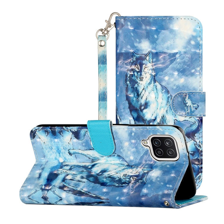 3D Pattern Horizontal Flip Leather Case with Holder & Card Slots & Wallet, For Samsung Galaxy A02s, For Samsung Galaxy A12, For Samsung Galaxy M31
