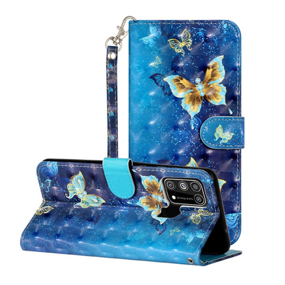 3D Pattern Horizontal Flip Leather Case with Holder & Card Slots & Wallet, For Samsung Galaxy A02s, For Samsung Galaxy A12, For Samsung Galaxy M31