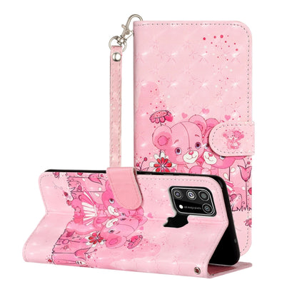 3D Pattern Horizontal Flip Leather Case with Holder & Card Slots & Wallet, For Samsung Galaxy A02s, For Samsung Galaxy A12, For Samsung Galaxy M31