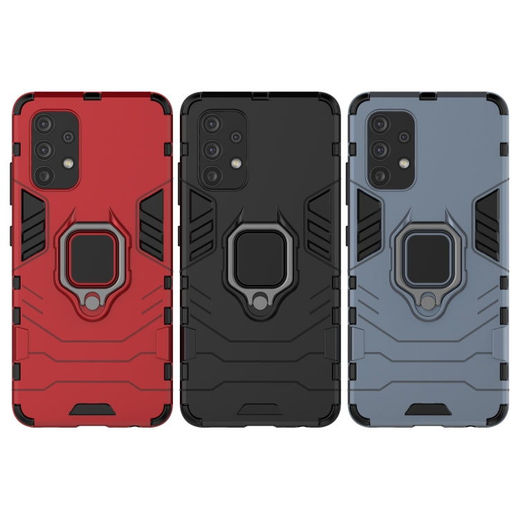 PC + TPU Shockproof Protective Case with Magnetic Ring Holder, For Samsung Galaxy A32 4G