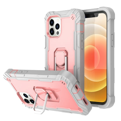 PC + Rubber 3-layers Shockproof Protective Case with Rotating Holder, For iPhone 12 Mini, For iPhone 12 / 12 Pro, For iPhone 12 Pro, For iPhone 12 Pro Max