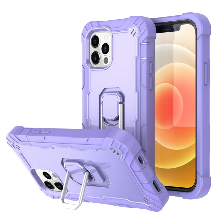 PC + Rubber 3-layers Shockproof Protective Case with Rotating Holder, For iPhone 12 Mini, For iPhone 12 / 12 Pro, For iPhone 12 Pro, For iPhone 12 Pro Max