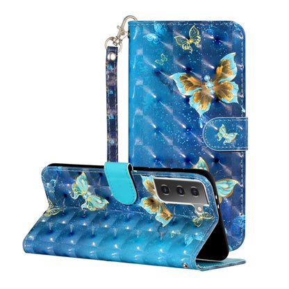 3D Pattern Horizontal Flip Leather Case with Holder & Card Slots & Wallet & Lanyard, For Samsung Galaxy S21 5G, For Samsung Galaxy S21+ 5G, For Samsung Galaxy S21 Ultra 5G