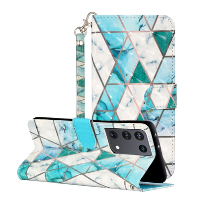 3D Pattern Horizontal Flip Leather Case with Holder & Card Slots & Wallet & Lanyard, For Samsung Galaxy S21 5G, For Samsung Galaxy S21+ 5G, For Samsung Galaxy S21 Ultra 5G