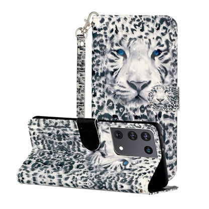 3D Pattern Horizontal Flip Leather Case with Holder & Card Slots & Wallet & Lanyard, For Samsung Galaxy S21 5G, For Samsung Galaxy S21+ 5G, For Samsung Galaxy S21 Ultra 5G