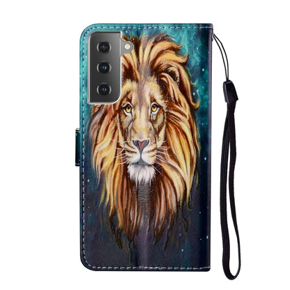 Oil Embossed Coloured Drawing Pattern Horizontal Flip PU Leather Case with Holder & Card Slots & Wallet & Lanyard, For Samsung Galaxy S21 5G, For Samsung Galaxy S21+ 5G, For Samsung Galaxy S21 Ultra 5G