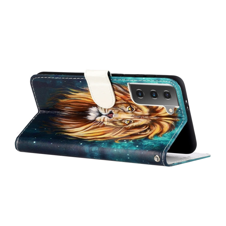 Oil Embossed Coloured Drawing Pattern Horizontal Flip PU Leather Case with Holder & Card Slots & Wallet & Lanyard, For Samsung Galaxy S21 5G, For Samsung Galaxy S21+ 5G, For Samsung Galaxy S21 Ultra 5G