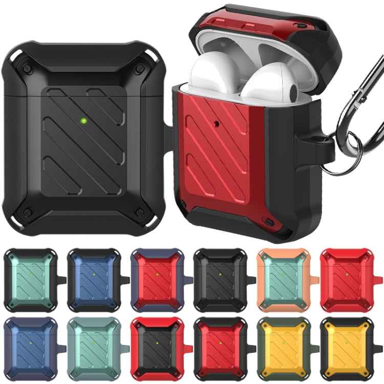Wireless Earphones Shockproof Bumblebee Twill Silicone Protective Case, For AirPods 1/2, For AirPods Pro