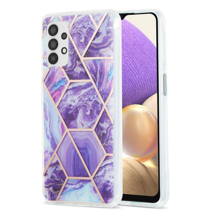 3D Electroplating Marble Pattern TPU Protective Case, For Xiaomi Poco M3 / Note 9 4G / Redmi 9 Power, For Samsung Galaxy A12, For Samsung Galaxy A32 5G, For Samsung Galaxy A52 5G / 4G, For Samsung Galaxy A72 5G / 4G, For Samsung Galaxy A52 5G / 4GG