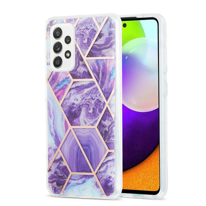 3D Electroplating Marble Pattern TPU Protective Case, For Xiaomi Poco M3 / Note 9 4G / Redmi 9 Power, For Samsung Galaxy A12, For Samsung Galaxy A32 5G, For Samsung Galaxy A52 5G / 4G, For Samsung Galaxy A72 5G / 4G, For Samsung Galaxy A52 5G / 4GG
