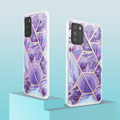 3D Electroplating Marble Pattern TPU Protective Case, For Xiaomi Poco M3 / Note 9 4G / Redmi 9 Power, For Samsung Galaxy A12, For Samsung Galaxy A32 5G, For Samsung Galaxy A52 5G / 4G, For Samsung Galaxy A72 5G / 4G, For Samsung Galaxy A52 5G / 4GG