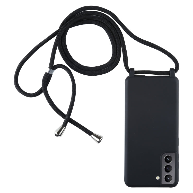 Candy Colors TPU Protective Case with Lanyard, For Samsung Galaxy S21+ 5G, For Samsung Galaxy S21 5G, For Samsung Galaxy S21 Ultra 5G