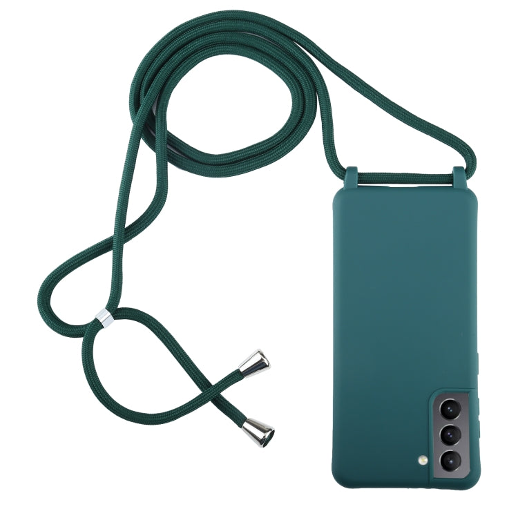 Candy Colors TPU Protective Case with Lanyard, For Samsung Galaxy S21+ 5G, For Samsung Galaxy S21 5G, For Samsung Galaxy S21 Ultra 5G