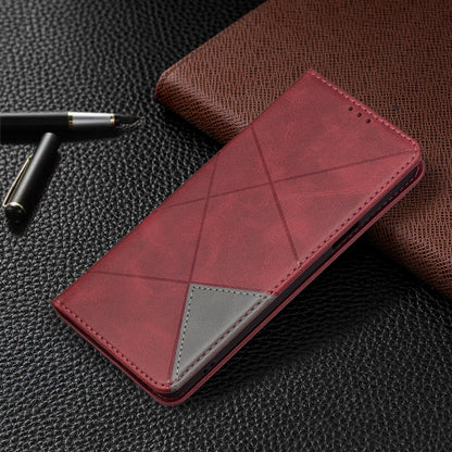 Rhombus Texture Horizontal Flip Magnetic Leather Case with Holder & Card Slots, For LG K42, For Xiaomi Redmi Note 10 4G / Note 10s, For Samsung Galaxy A32 4G