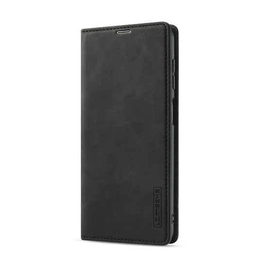 LC.IMEEKE Strong Magnetism Ultra-thin Horizontal Flip Matte TPU + PU Leather Case with Holder & Card Slots & Wallet, For Samsung Galaxy A12, For Samsung Galaxy A52 5G / 4G, For Samsung Galaxy A72 5G / 4G, For SamsungGalaxy A52 5G / 4G