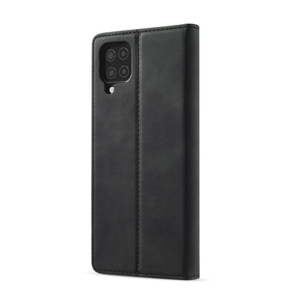 LC.IMEEKE Strong Magnetism Ultra-thin Horizontal Flip Matte TPU + PU Leather Case with Holder & Card Slots & Wallet, For Samsung Galaxy A12, For Samsung Galaxy A52 5G / 4G, For Samsung Galaxy A72 5G / 4G, For SamsungGalaxy A52 5G / 4G