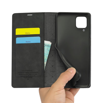 LC.IMEEKE Strong Magnetism Ultra-thin Horizontal Flip Matte TPU + PU Leather Case with Holder & Card Slots & Wallet, For Samsung Galaxy A12, For Samsung Galaxy A52 5G / 4G, For Samsung Galaxy A72 5G / 4G, For SamsungGalaxy A52 5G / 4G