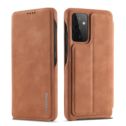 LC.IMEEKE Hon Ancient Series Horizontal Flip Leather Case with Holder & Card Slot, For Samsung Galaxy A52 5G / 4G, For Samsung Galaxy A12 5G, For Samsung Galaxy A72 5G / 4G, For Samsung Galaxy S20 FE, For Samsung Galaxy A72 5G / 4G5G                   ...