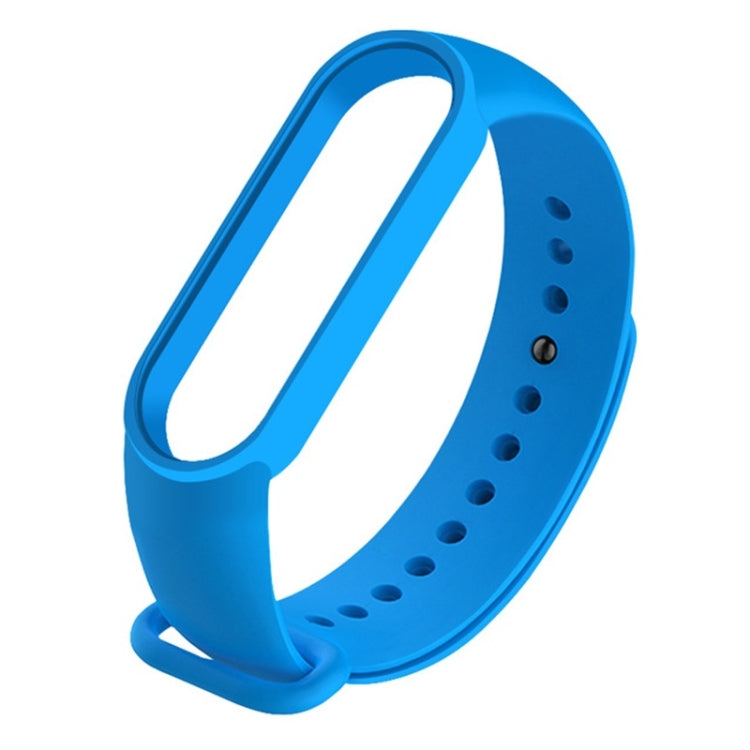 For Xiaomi Mi Band 6 (CA8856) Solid Color Silicone Replacement Strap Watchband