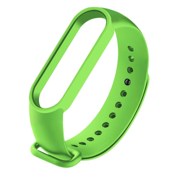 For Xiaomi Mi Band 6 (CA8856) Solid Color Silicone Replacement Strap Watchband