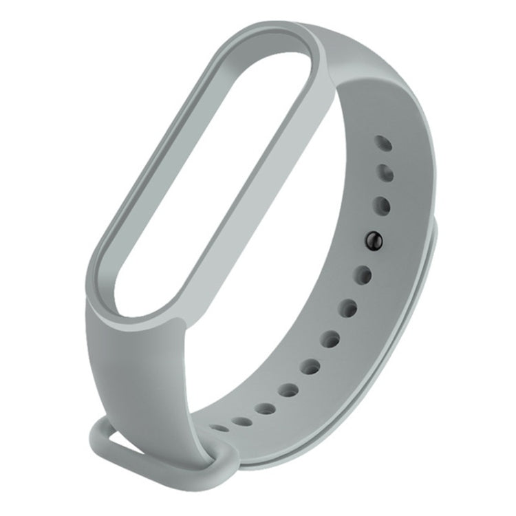 For Xiaomi Mi Band 6 (CA8856) Solid Color Silicone Replacement Strap Watchband
