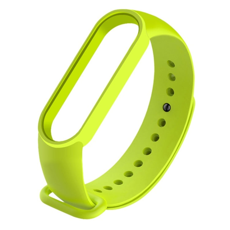 For Xiaomi Mi Band 6 (CA8856) Solid Color Silicone Replacement Strap Watchband