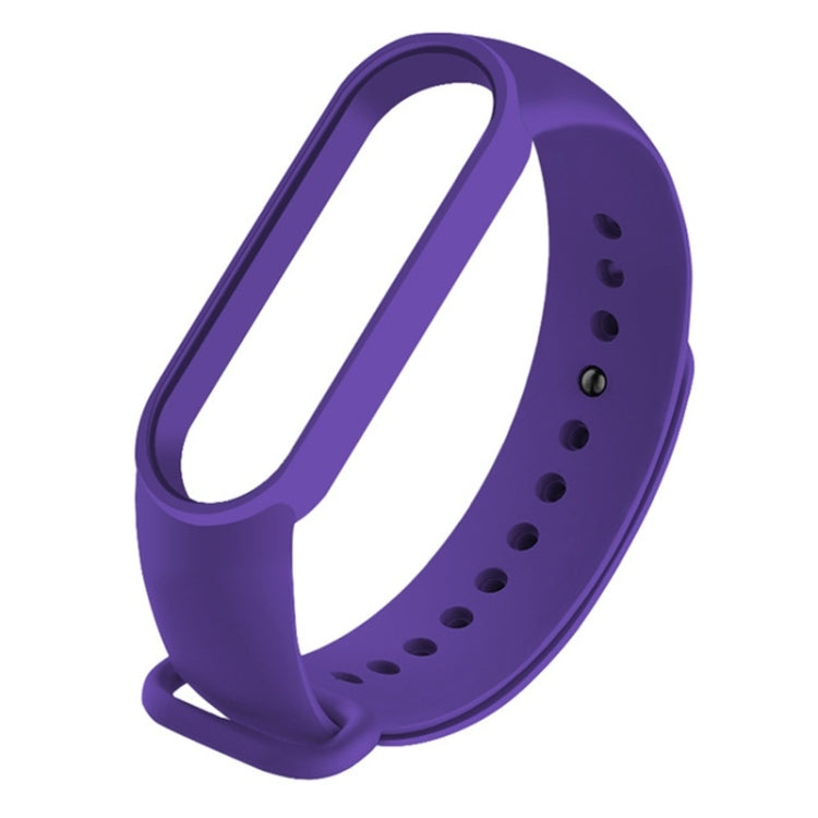 For Xiaomi Mi Band 6 (CA8856) Solid Color Silicone Replacement Strap Watchband