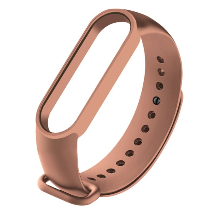 For Xiaomi Mi Band 6 (CA8856) Solid Color Silicone Replacement Strap Watchband