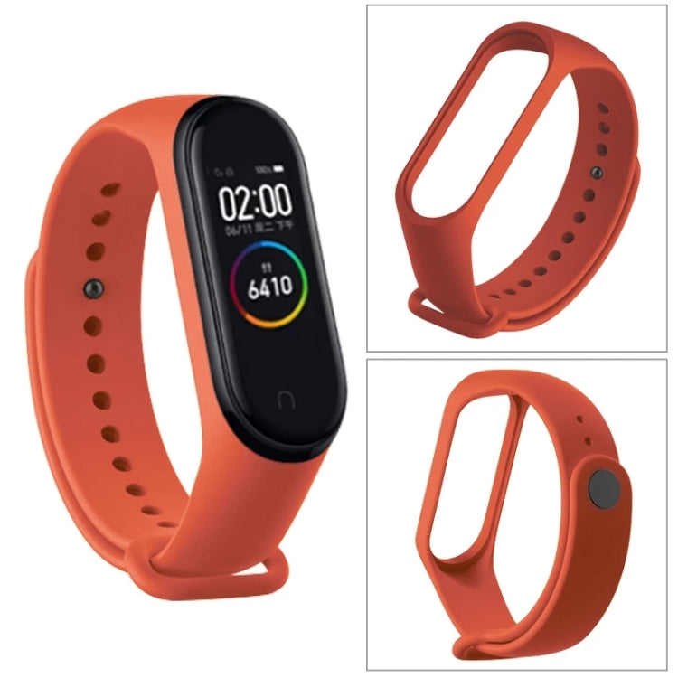 For Xiaomi Mi Band 6 (CA8856) Solid Color Silicone Replacement Strap Watchband