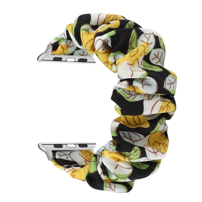 Fabric Hair Ring Replacement Strap Watchband, For Apple Watch Ultra 49mm / Series 8&7 45mm / SE 2&6&SE&5&4 44mm / 3&2&1 42mm, For Apple Watch Series 8&7 41mm / SE 2&6&SE&5&4 40mm / 3&2&1 38mm