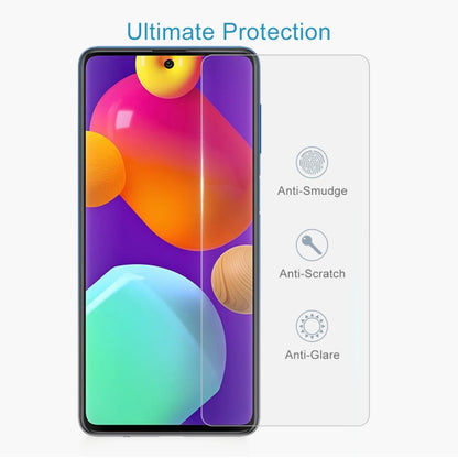 50 PCS 0.26mm 9H 2.5D Tempered Glass Film, For Samsung Galaxy M62 (50 PCS), For Samsung Galaxy F62 (50 PCS)