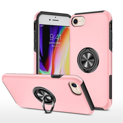 PC + TPU Shockproof Magnetic Protective Case with Invisible Ring Holder, For iPhone 6, For iPhone 6 Plus, For iPhone SE 2022 / SE 2020 / 8 / 7, For iPhone 8 Plus / 7 Plus, For iPhone XS / X, For iPhone XR, For iPhone XS Max, For iPhone 11