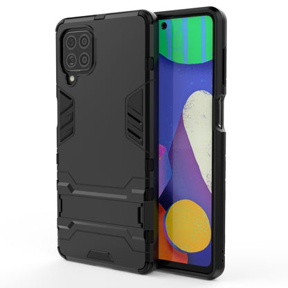 Shockproof PC + TPU Protective Case with Hidden Holder, For Xiaomi Redmi Note 10 5G, For Samsung Galaxy F62 / M62